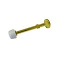 Cal-Royal 3 Cast Rigid Door Stop Molded Screw, US3 Polished Brass RS92-3